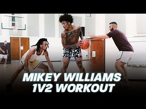 Mikey Williams 1v2 Workout With NBA Skills Coach Ryan Razooky