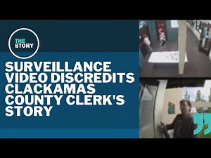Video shows Clackamas County Clerk was in office when Schrader staffer was let in early
