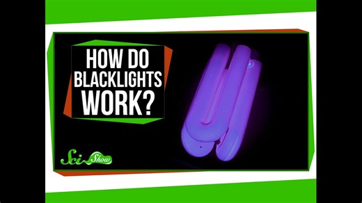 How do blacklights make things glow?
