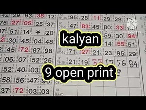 Kalyan=28=02=2025 satta matka live abp 9 open print