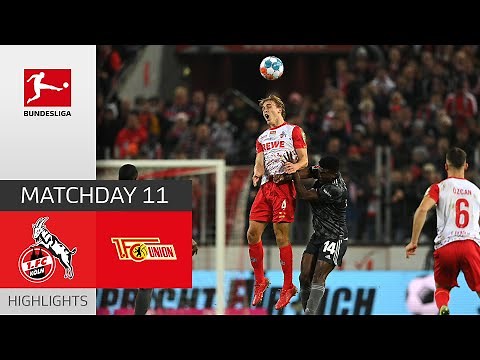 1. FC Köln - Union Berlin 2-2 | Highlights | Matchday 11 – Bundesliga 2021/22