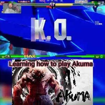 challenging myself to learn another character AKUMA