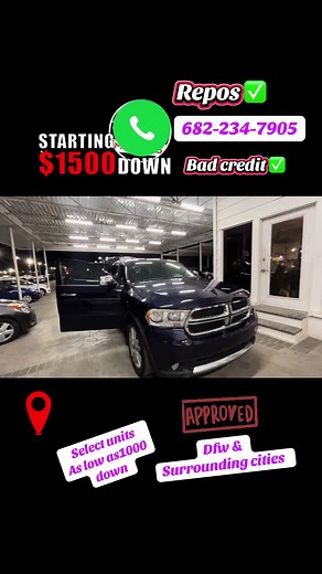 Affordable Vehicles for Bad Credit in DFW Area