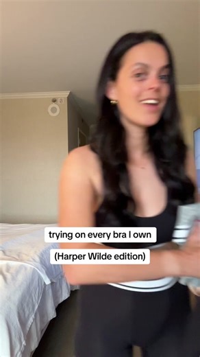 Trying On Every Bra I Own (Harper Wilde Edition) | Bralette Try-On