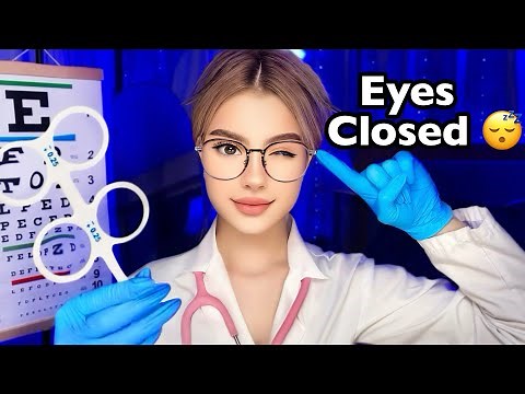 ASMR Cranial Nerve Exam but EYES CLOSED 👀 Doctor ASMR for Sleep ❤️ Follow my Instructions