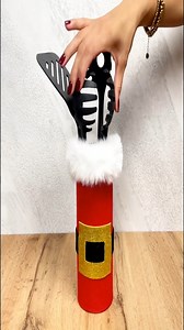542K views · 3.5K reactions | Babbo Natale porta utensili: riciclo creativo con tubo di cartone e feltro  #fblifestyle | Arredare | Facebook