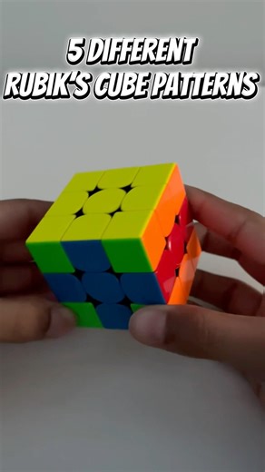 Different Patterns on a Rubik’s Cube