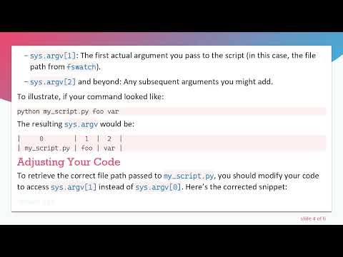 Understanding fswatch Argument Parsing: How to Get the Expected File Path in Python