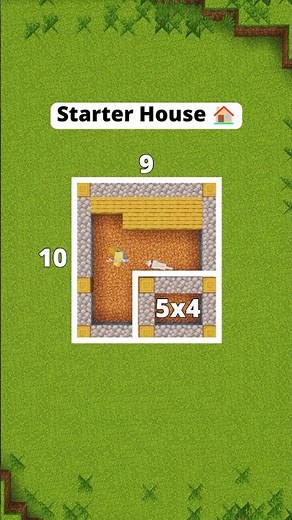 Build This Simple Starter House in Minecraft 🏡