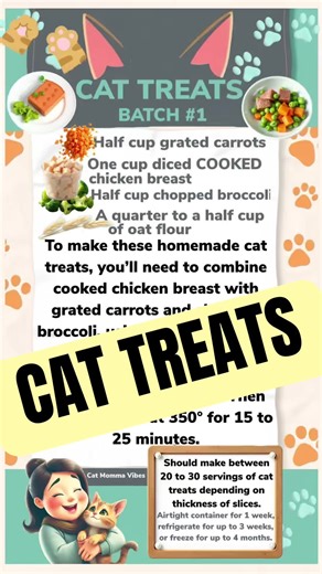 🐱🐾Homemade CAT TREATS Recipes🍛🧆🐱🐈‍⬛ #thecatmomlife #cattreats #catnutrition #catfood #homemadecatfood homemade cat food, homemade cat treats, kitty snacks, let’s make some homemade cat treats 😻 Cat Momma Vibes cat treats 1-19-26