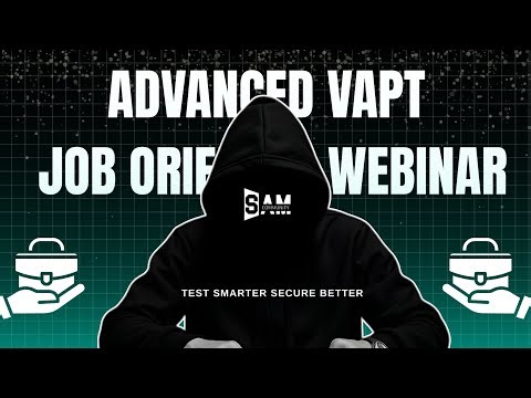 How to Become a Penetration Tester in 60 Days | VAPT Career Masterclass Recording | Samcommunity