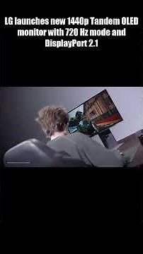 LG Just Broke Gaming… The First 720Hz OLED Monitor Is INSANE