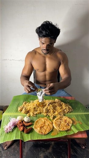 Mini bulk day 55 months 2 Biriyani & 2 parotta challenge