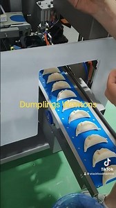 Production Line Gyoza Dumpling Making machine yummy dumplings Food Machinery#dumplings