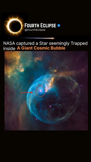 45 times bigger than our Sun… and trapped inside a giant cosmic bubble.