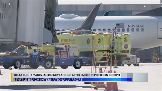 Delta flight makes emergency landing at Myrtle Beach airport