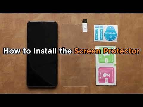 How to install the screen protector！