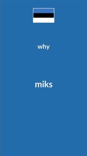 Estonian Question Words in 27 Seconds 🇪🇪 important question words #estonianlanguage