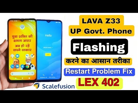 LAVA Z33 Lex 402 full flashing 100% working trick with unlocktool || flashing || Screen lock ||
