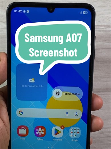How to Take a Screenshot on Samsung A07