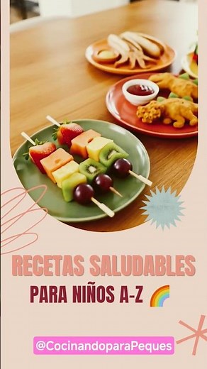 26 recetas saludables para niños 🌈 #recetas #recetasparaniños #comidanutritiva