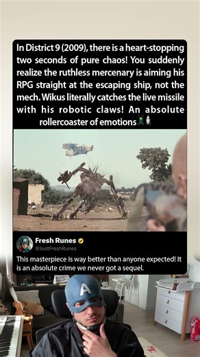In District 9 (2009), David James almost did this