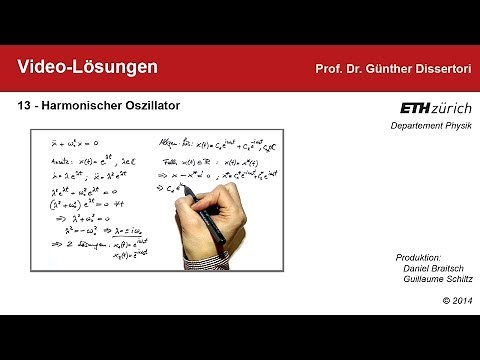 13: Videolösung zum harmonischen Oszillator