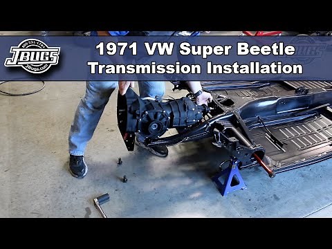 JBugs - 1971 VW Super Beetle - Transmission Installation