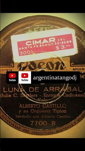 Alberto CASTILLO: Luna de arrabal (VALS) #tango #tangoargentino #musicapopular