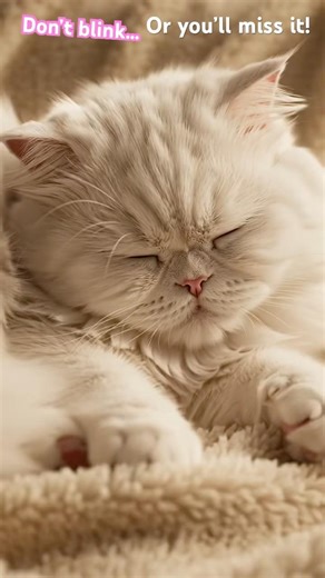 AI generated this cat nap... It looks so real! 😻✨ #shorts