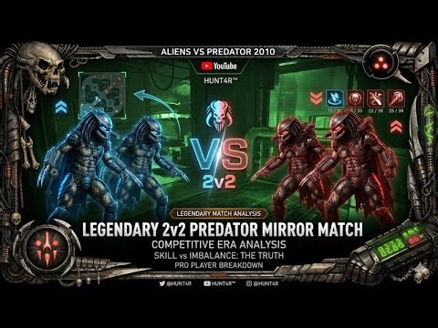Aliens vs. Predator 2010 PS3 Competitive Gameplay (OG) When Ex Pro Predators Collide | 2v2 Analysis