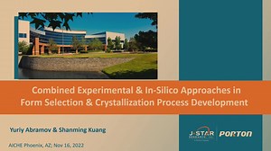 Combined In-Silico & Experimental Approach for Solid Form Crystallization Development