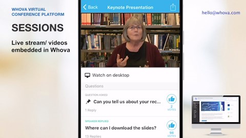 Whova for Virtual Conferences and Events
