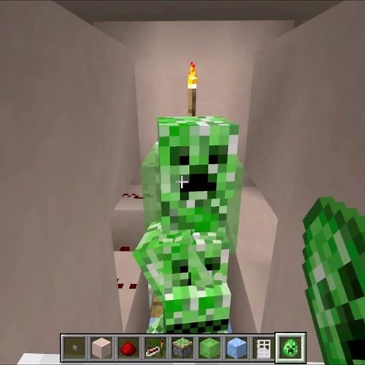 【マインクラフト】簡単に作れる間抜けしか引っかからないクリーパートラップ