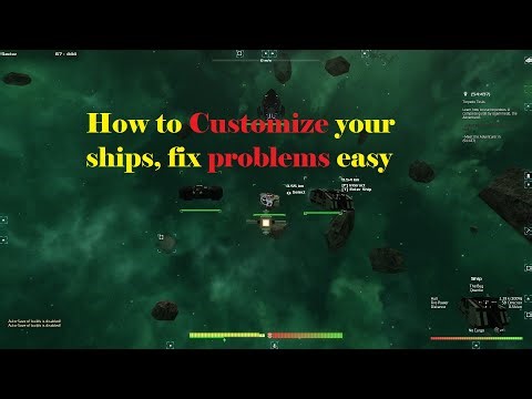 Avorion - Starter ships how to customize them and fix problems.