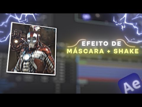 Tutorial de como fazer o efeito viral de máscara com shake no After Effects.