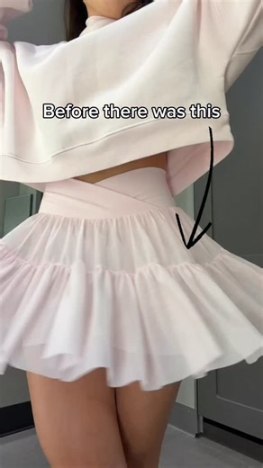 Cassey Ho on Instagram: "The history of the ballerina skort, beginning with the original sketch of the pirouette skort in 2021. I can’t believe it’s been almost 5 years!? The Blogilates ballerina skort is available at Target rn in store and online xs to 3x in 4 colors. And the original @popflex_active pirouette skort is available on the Popflex website in xxs to 3x in 16 colors. Btw still traveling in Japan and it’s been so nice meeting a bunch of you guys on this trip!"