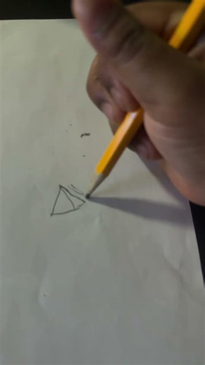 How to draw a 3D triangle