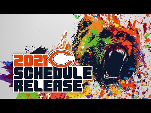 2021 Chicago Bears Schedule Release