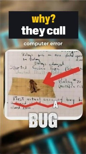 The Real Origin of "Bug" in Computers #techhistory