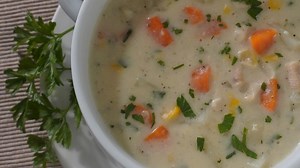 2.7K views · 12 reactions | Amazing Chicken Chowder Soup Recipe: https://www.heavenbites.com/2020/08/chicken-chowder-soup-recipe-easy-and.html https://www.youtube.com/channel/UCgYNQwlU1GD3HYxleeUxGnw | Heaven Bites | Facebook