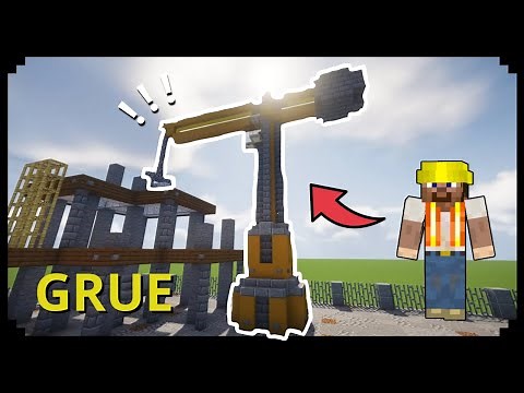 🔨 Minecraft : Construire une Grue de chantier !