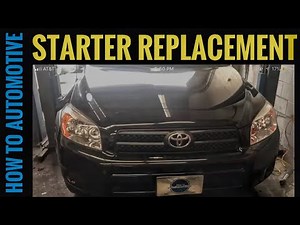 Toyota Rav4 starter motor replacement