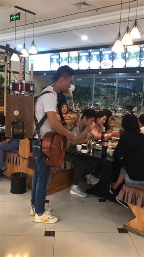 Unconventional Street Music Performance