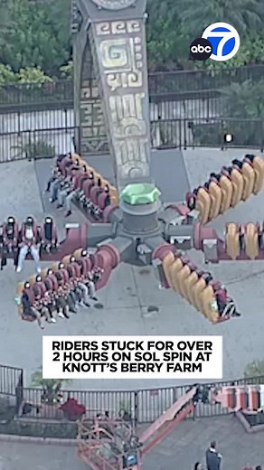 Knott's Berry Farm Ride Malfunction Leaves Twenty-two People Stuck in the Air