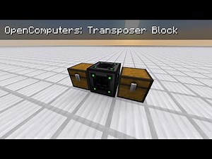 OpenComputers: Transposer Block Preview