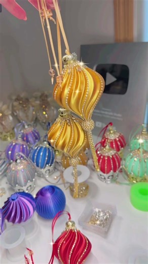 DIY Christmas tree decorations: detailed tutorials on the channel. #diy #handmade