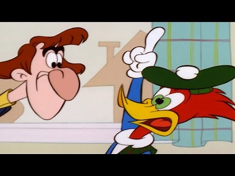 Woody annoys Ms. Meany | Woody Woodpecker
