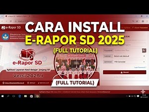 How to Install the 2025 Elementary School E-Report Card Connected to Dapodik | 100% Works Without...