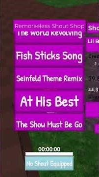 Roblox - Shouting Simulator Difficulty Chart 3 Part 7 #roblox #robloxgames